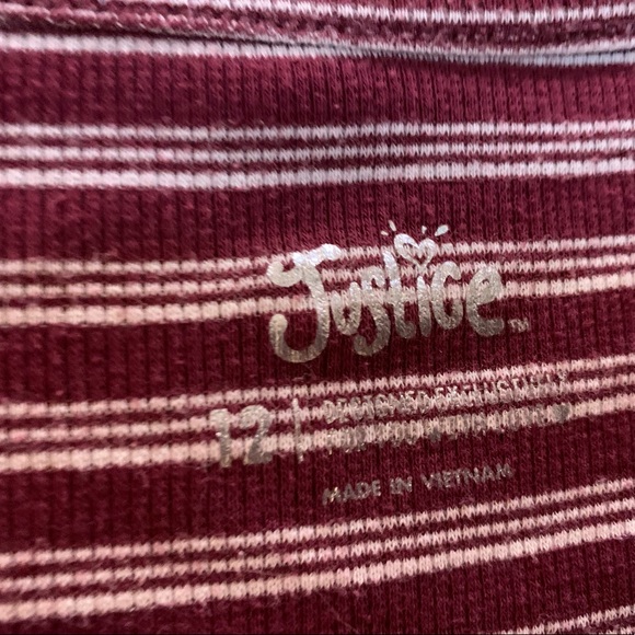 Justice girls long sleeve cotton top. - Picture 4 of 6